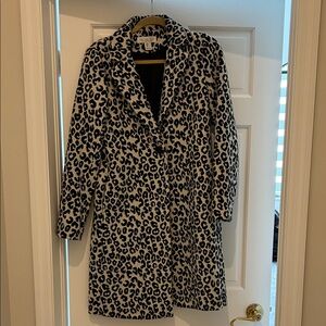 Rachel Zoe Black and White Animal Print Jacket
